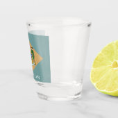 デラウェア州旗（米国、DE） ショットグラス (右)