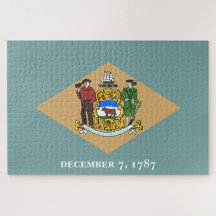 デラウェア州旗（米国、DE）