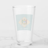 デラウェア州旗（米国、DE） タンブラーグラス (裏面)