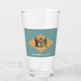 デラウェア州旗（米国、DE） タンブラーグラス