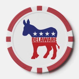 デラウェア州民主党員ろば ポーカーチップ