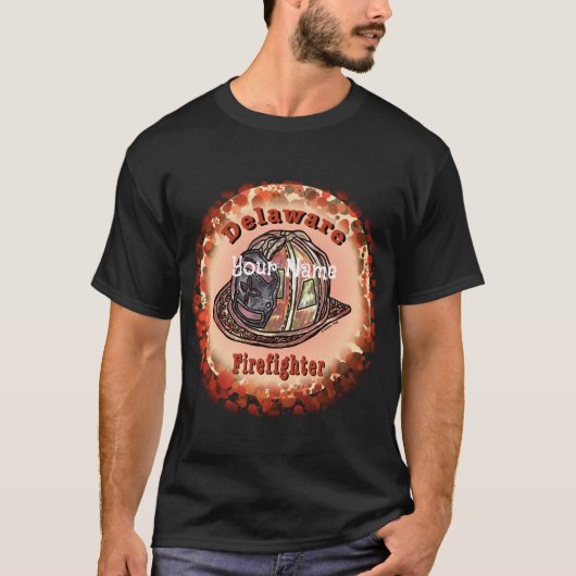 デラウェア州消防士 Tシャツ (正面)