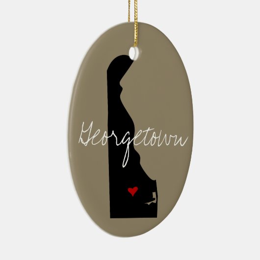 デラウェア州町 セラミックオーナメント (右)