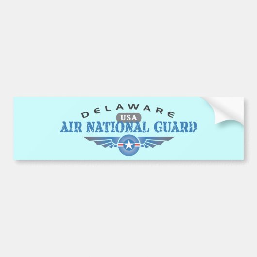 デラウェア州空軍州兵 バンパーステッカー (正面)