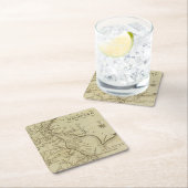 デラウェア州 スクエアペーパーコースター (インサイチュ)