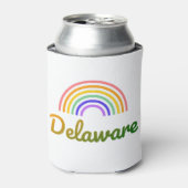 デラウェア州 – デラウェアのポストカード – デラウェアの磁石 缶クーラー (缶正面)