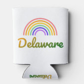 デラウェア州 – デラウェアのポストカード – デラウェアの磁石 缶クーラー (裏面)