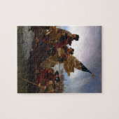 デラウェア州-ヴィンテージ米国交差させるワシントン州芸術 ジグソーパズル (横)