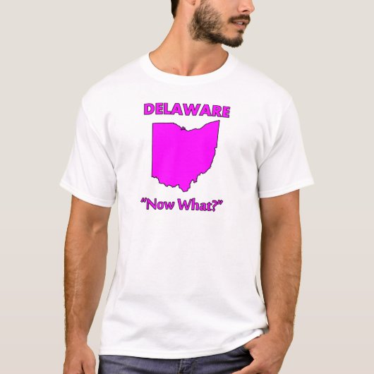 デラウェア州 - 次は何を? Tシャツ (正面)