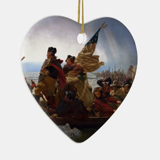 デラウェア州-米国交差させるワシントン州ヴィンテージの芸術 セラミックオーナメント (右)