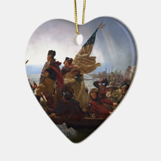 デラウェア州-米国交差させるワシントン州ヴィンテージの芸術 セラミックオーナメント (左)