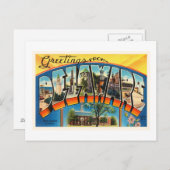 デラウェア州DE旧ヴィンテージ旅行はがき –  ポストカード (正面/裏面)