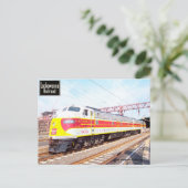 デラウェア州Lackawannaおよび西部機関車808 ポストカード (スタンド正面)