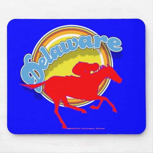 デラウェア州swoopRaceのmousepad マウスパッド (正面)