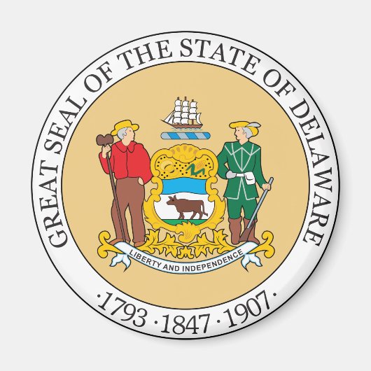 デラウェア徴候 マグネット (正面)