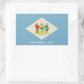 デラウェア徴候 長方形シール (バッグ)