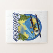 デラウェア旅行のロゴ ジグソーパズル (横)