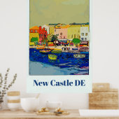 デラウェア旅行ポスター、編集文字 ポスター (キッチン)