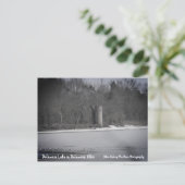 デラウェア湖の古いサイロの遺跡 ポストカード (スタンド正面)