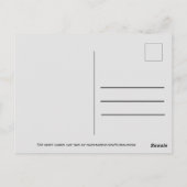 デラウェア湖の古いサイロの遺跡 ポストカード (裏面)