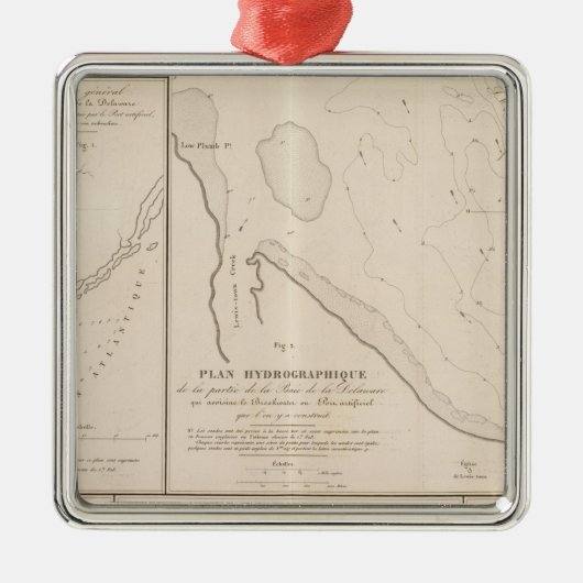 デラウェア湾 メタルオーナメント (正面)