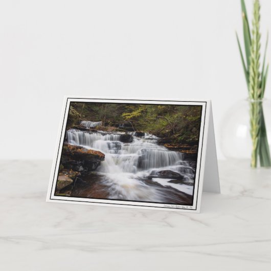 デラウェア滝 – 秋2018 カード (正面)