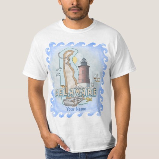 デラウェア灯台Tシャツ Tシャツ (正面)