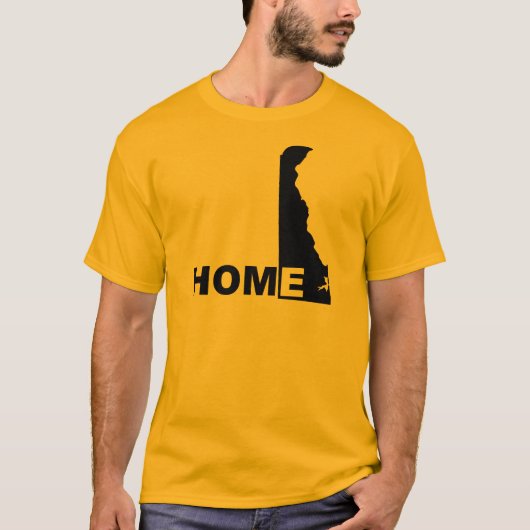 デラウェア遠くにホームfrom州TシャツTees Tシャツ (正面)