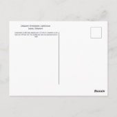 デラウェア防波堤ライトハウスケープヘンロペンレウズ ポストカード (裏面)