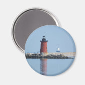 デラウェア防波堤&ハーバーオブレッジライトハウス マグネット (正面/裏面)
