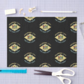 デラウェア1797第1州旗 薄葉紙 (クラフト)