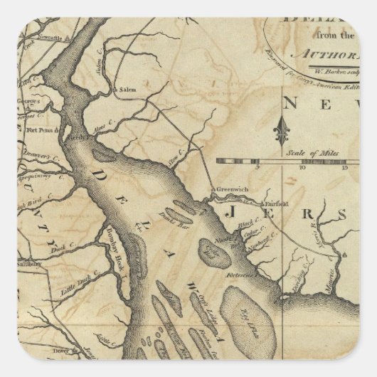 デラウェア2 スクエアシール (正面)