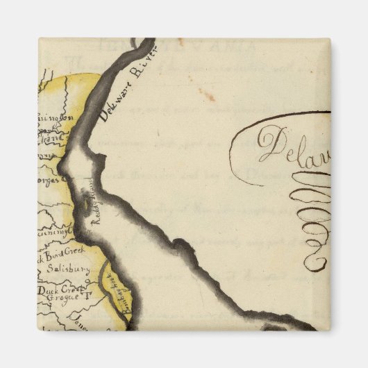 デラウェア7 マグネット (正面)