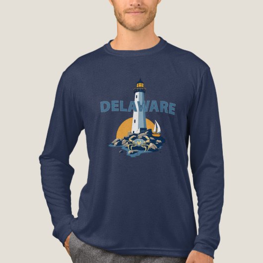 デラウェア、アメリカ合衆国 トライブレンドＴシャツ (正面)