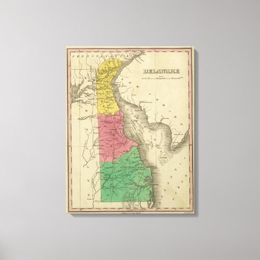 デラウェア キャンバスプリント (正面)