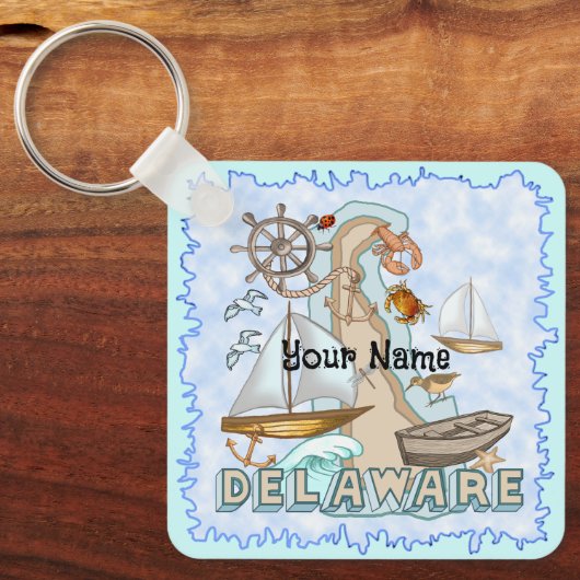 デラウェア キーホルダー (正面)