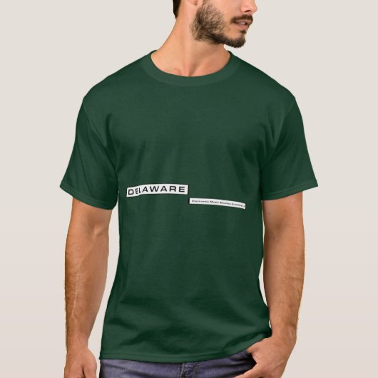 デラウェア・シンセサイザー Tシャツ (正面)