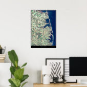 デラウェア・シーショア衛星ポスター ポスター (ホームオフィス)