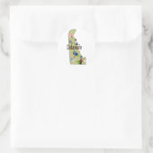 デラウェア・ステッカー ラウンドシール (バッグ)