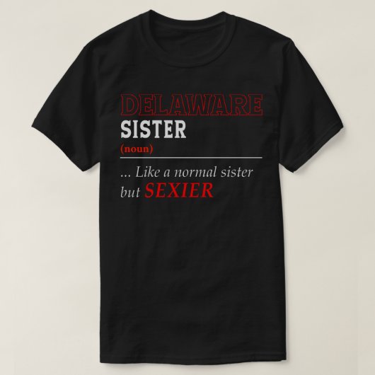 デラウェア ノーマル シスター Tシャツ (デザイン正面)