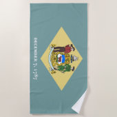 デラウェア ビーチタオル (正面)