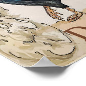 デラウェア、ブルーヘン、編集文字ポスター ポスター (角)