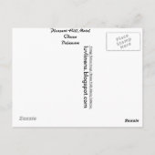 デラウェア、プレザントヒルモーテル ポストカード (裏面)