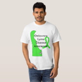 デラウェア ライム病啓発Tシャツ Tシャツ (正面フル)