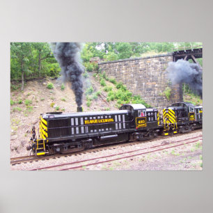 デラウェア・ラカワン鉄道アルコRS-3s ポスター