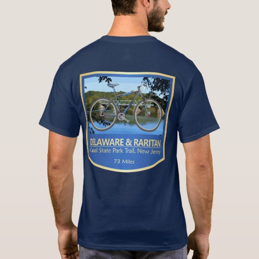 デラウェア&ラリタン運河SPT (bike2) Tシャツ (裏面)
