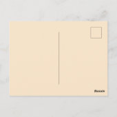 デラウェア ヴィンテージ ステート マップ ポストカード (裏面)