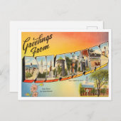 デラウェア・ヴィンテージ・トラベルからの挨拶 ポストカード (正面/裏面)