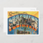 デラウェア・ヴィンテージ・トラベルからの挨拶 ポストカード (正面/裏面)