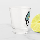 デラウェア、DE州旗ハート、ショットグラス ショットグラス (左)